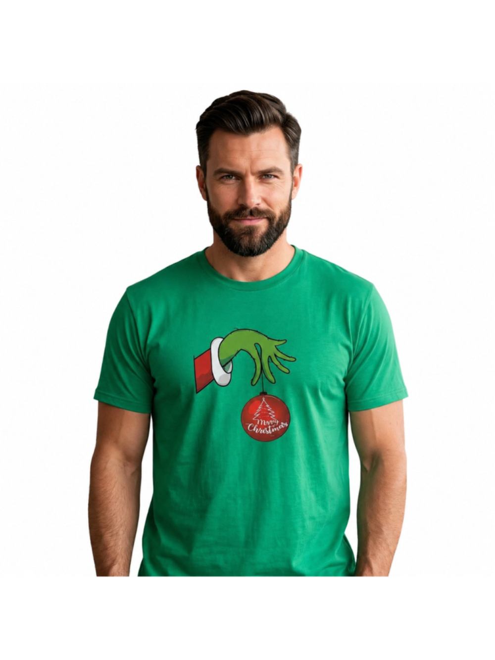 Men’s Short Sleeve Christmas T-Shirt – Green – Size XL – NWOT